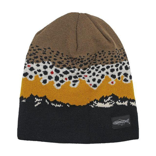 Rep Brown Trout Mtns Knit Hat